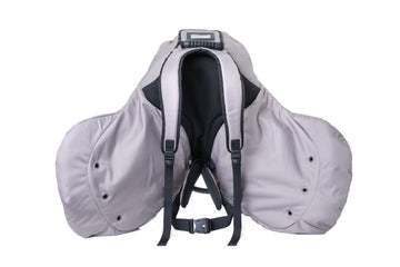 Saddle Carrier Backpack, For Medium Jumping Saddle up to 17.5", Dressage up to 17"