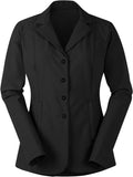 Show Coat, Women Stretch Competitor, Black, 4-Snap, by Kerrits