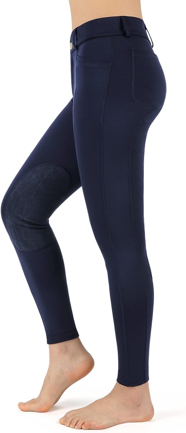 BEROY Breeches, Knee-patch, Front Zip & Button, Women