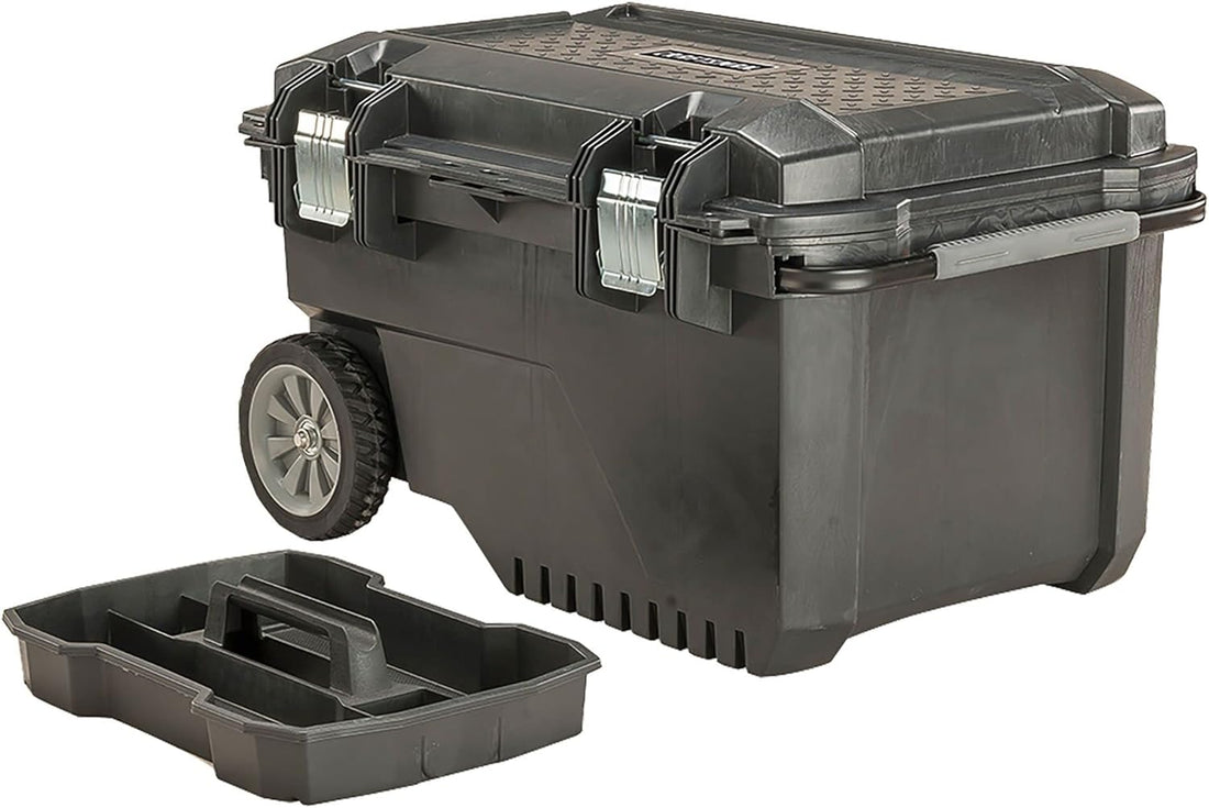 CRAFTSMAN 29-In. Rolling Tool Box with Wheels, Black, Plastic, Lockable (CMST24800)