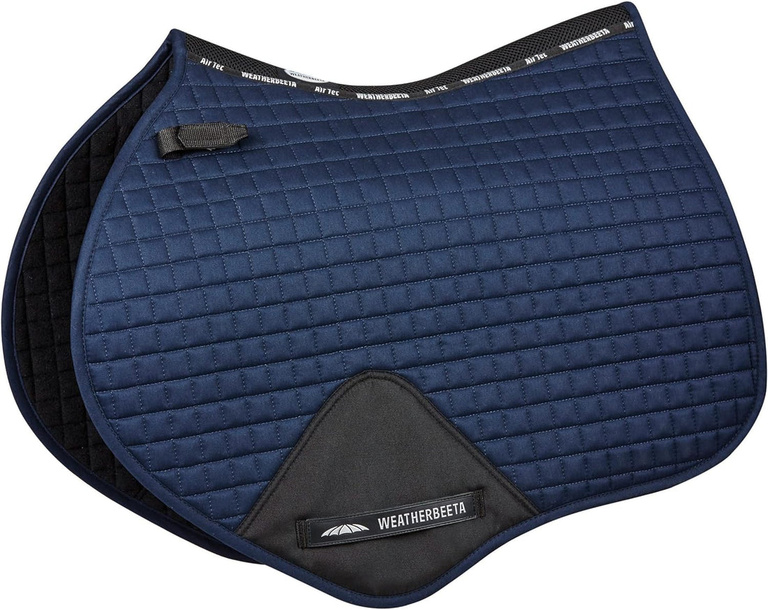 Weatherbeeta Prime Jump Shaped Saddle Pad, Navy, Full