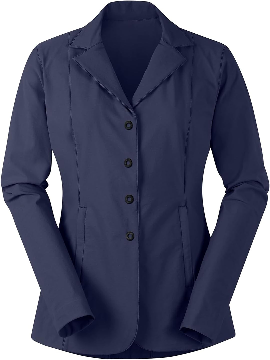 Show Coat, Women Stretch Competitor, Navy, 4-Snap, by Kerrits