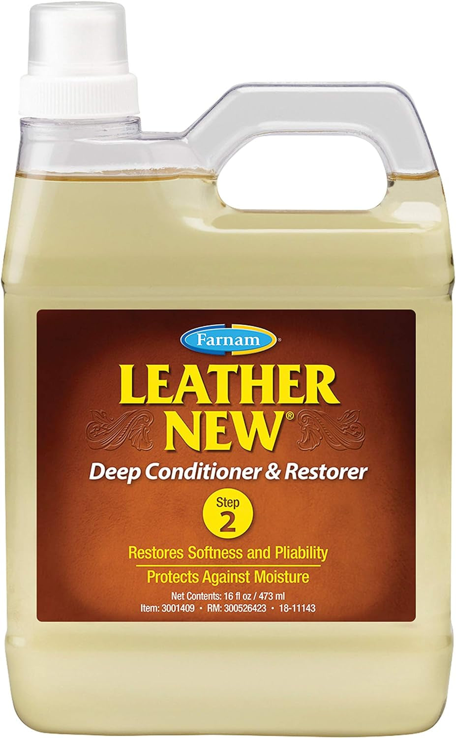 Deep-Cleaning Conditioner and Restorer for Saddles and Leather, 16 Ounces