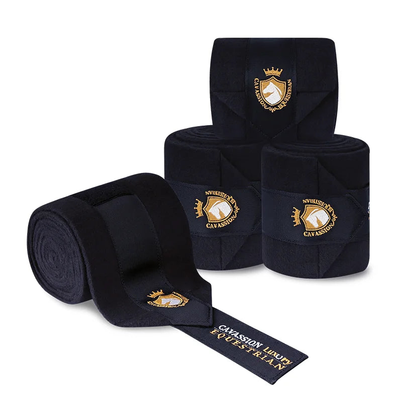 Set of 4 Polo Leg Wraps, High Quality Fleece