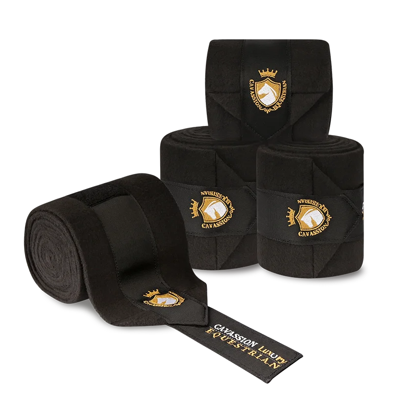 Set of 4 Polo Leg Wraps, High Quality Fleece