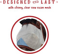 Pro-Force Equine Fly Mask | Horse Fly Mask with UV Protection | Adjustable Fit for Comfort | without Ears, Brown